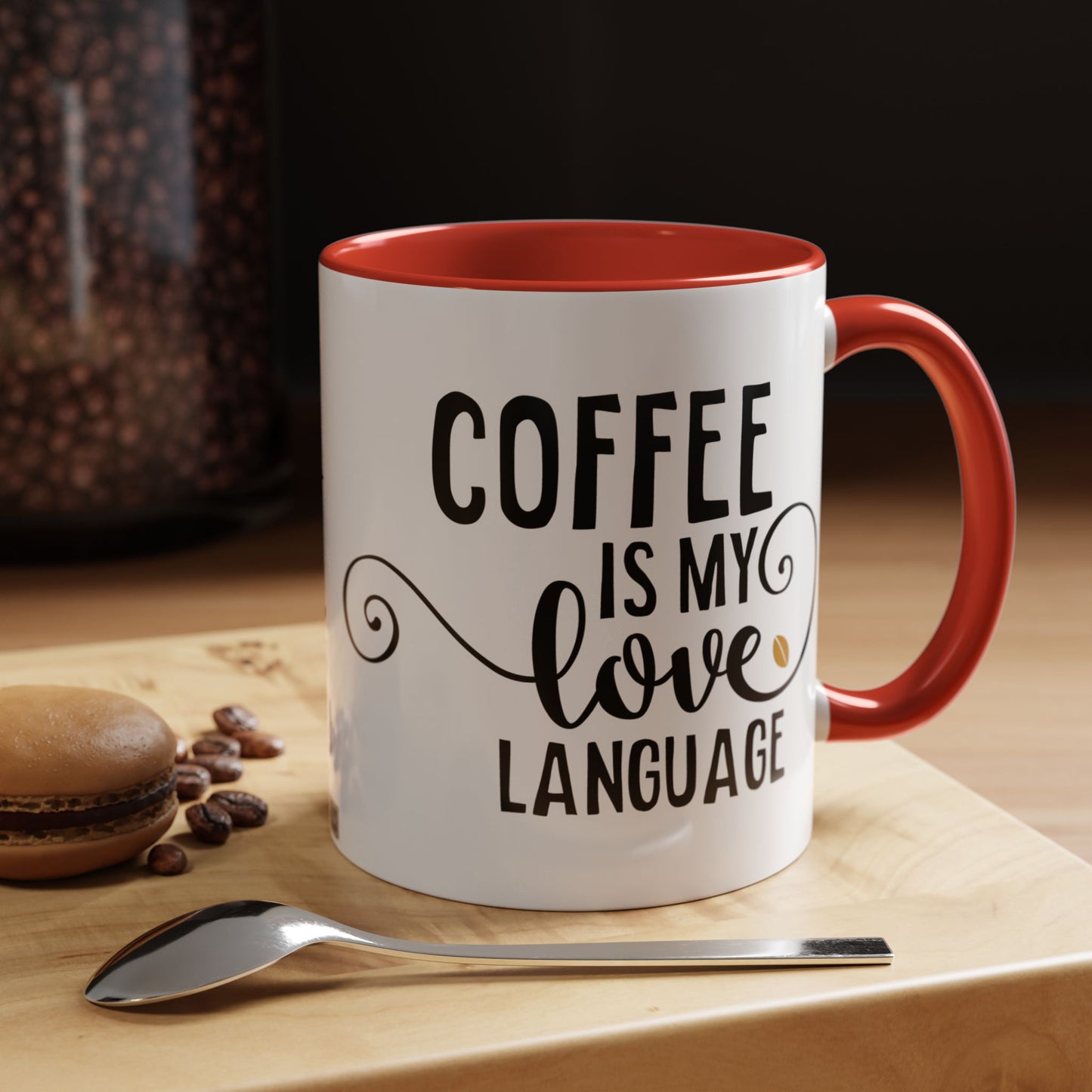 Taza Mi amor por el café (11, 15 oz)