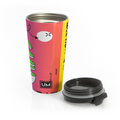 Vibrant Stainless Steel Travel Mug