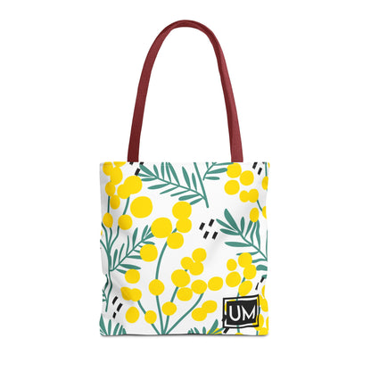 Bolso de mano con estampados florales llamativos (AOP)