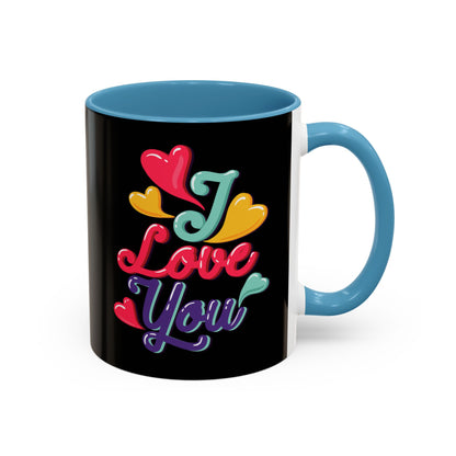 Taza de café con la frase "Te amo" (11, 15 oz)