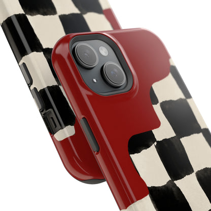 Checkerboard Red