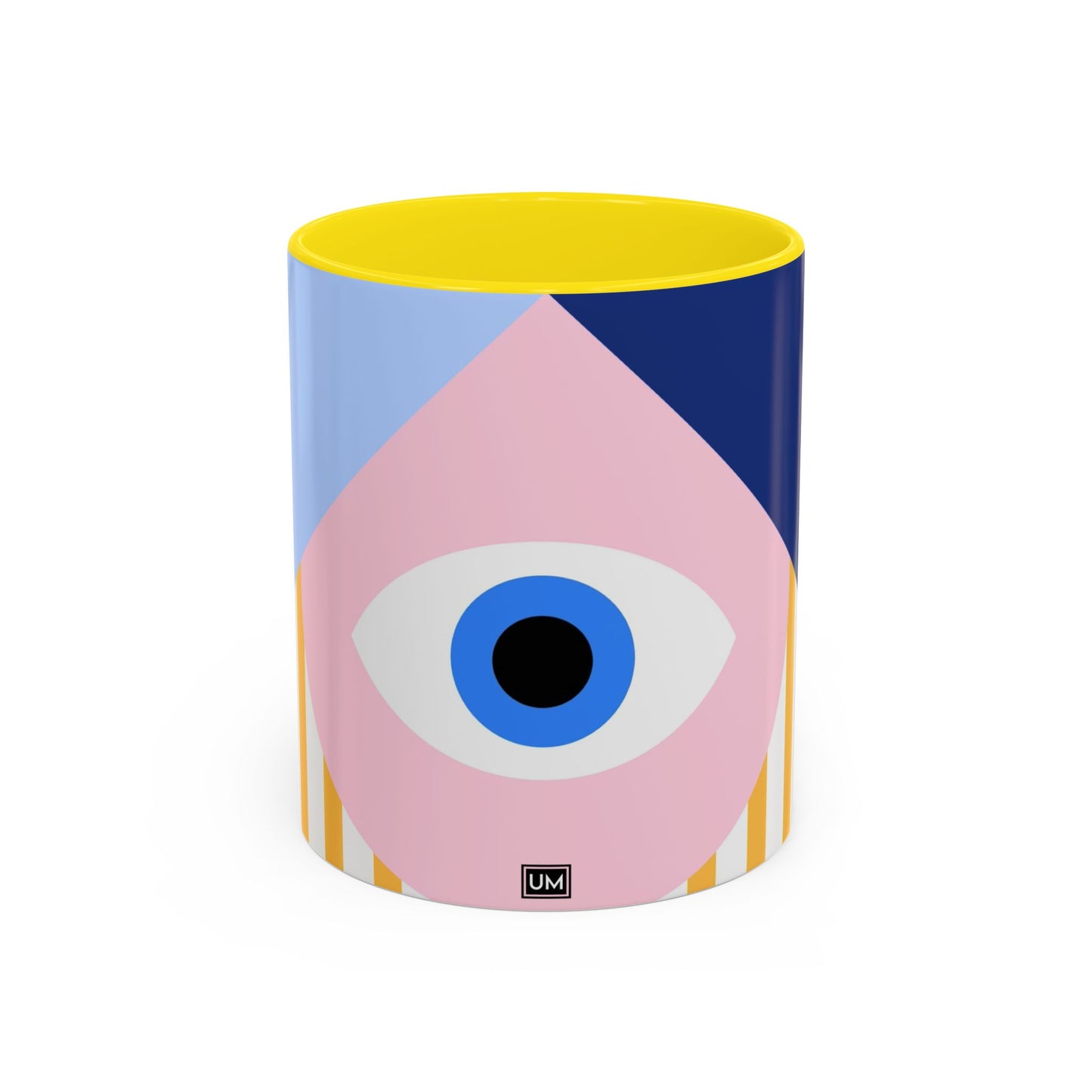 Taza de café con diseño de mal de ojo (11 oz y 15 oz)