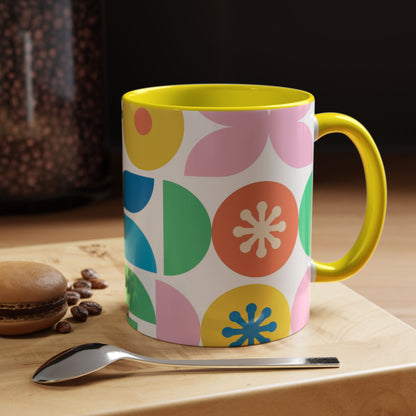 Taza de café colorida (11, 15 oz)