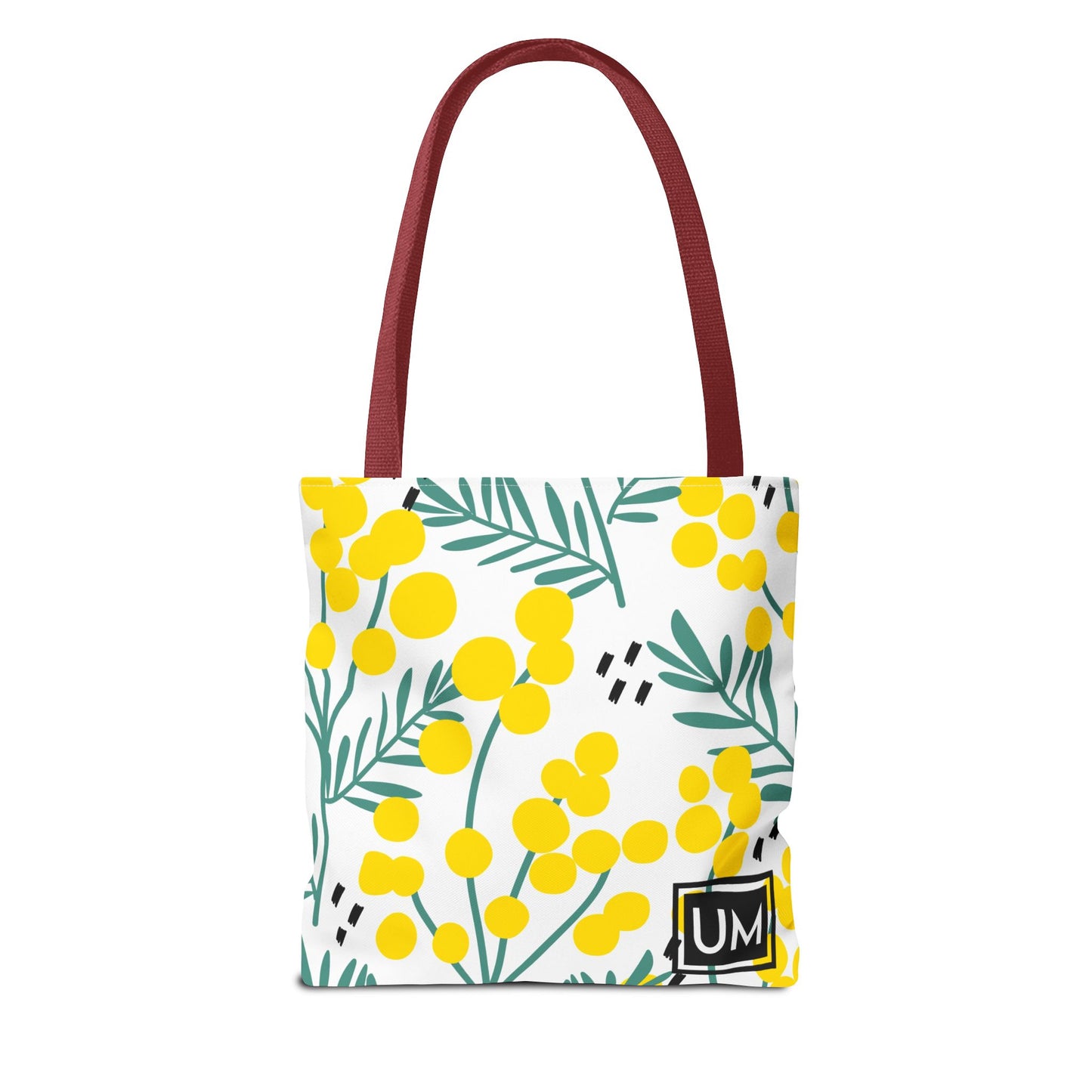 Bolso de mano con estampados florales llamativos (AOP)