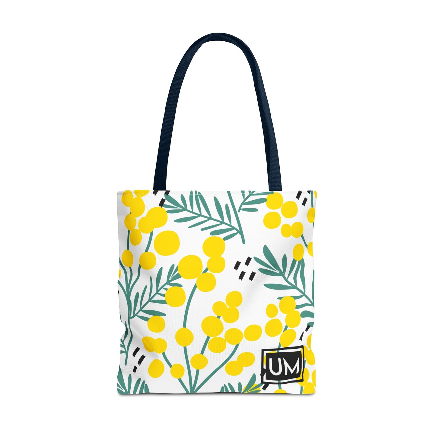 Bolso de mano con estampados florales llamativos (AOP)