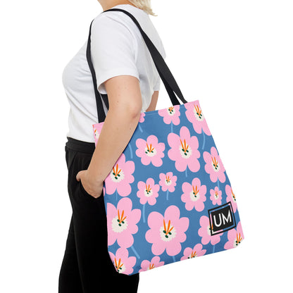 Bolso de mano con estampados florales llamativos (AOP)