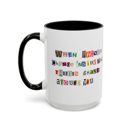 Taza de café Think Positive (11, 15 oz)