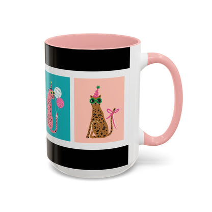 Taza de café con estampado animal (11, 15 oz)