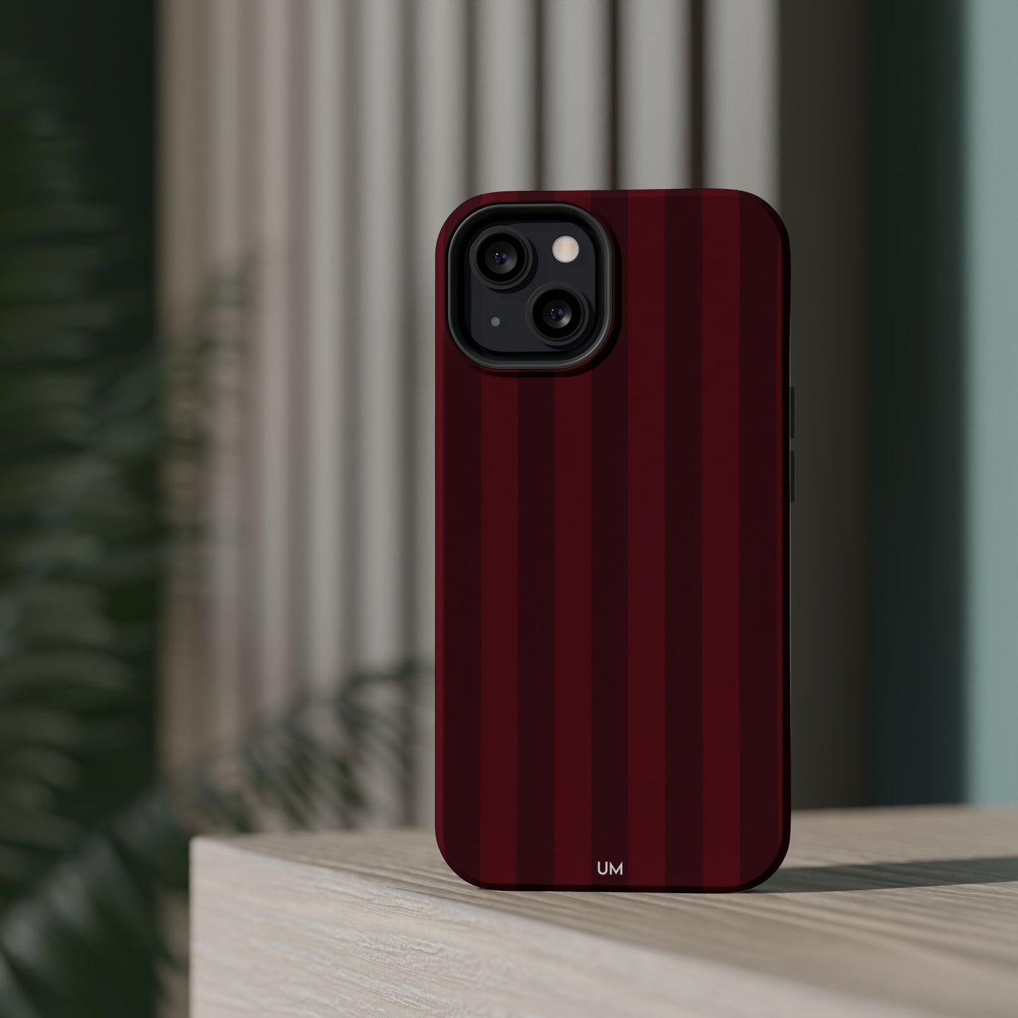 Bordeaux Pinstripe