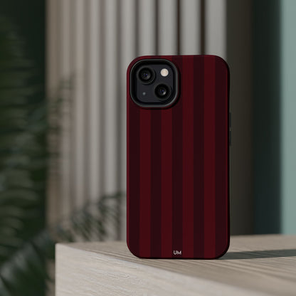 Bordeaux Pinstripe