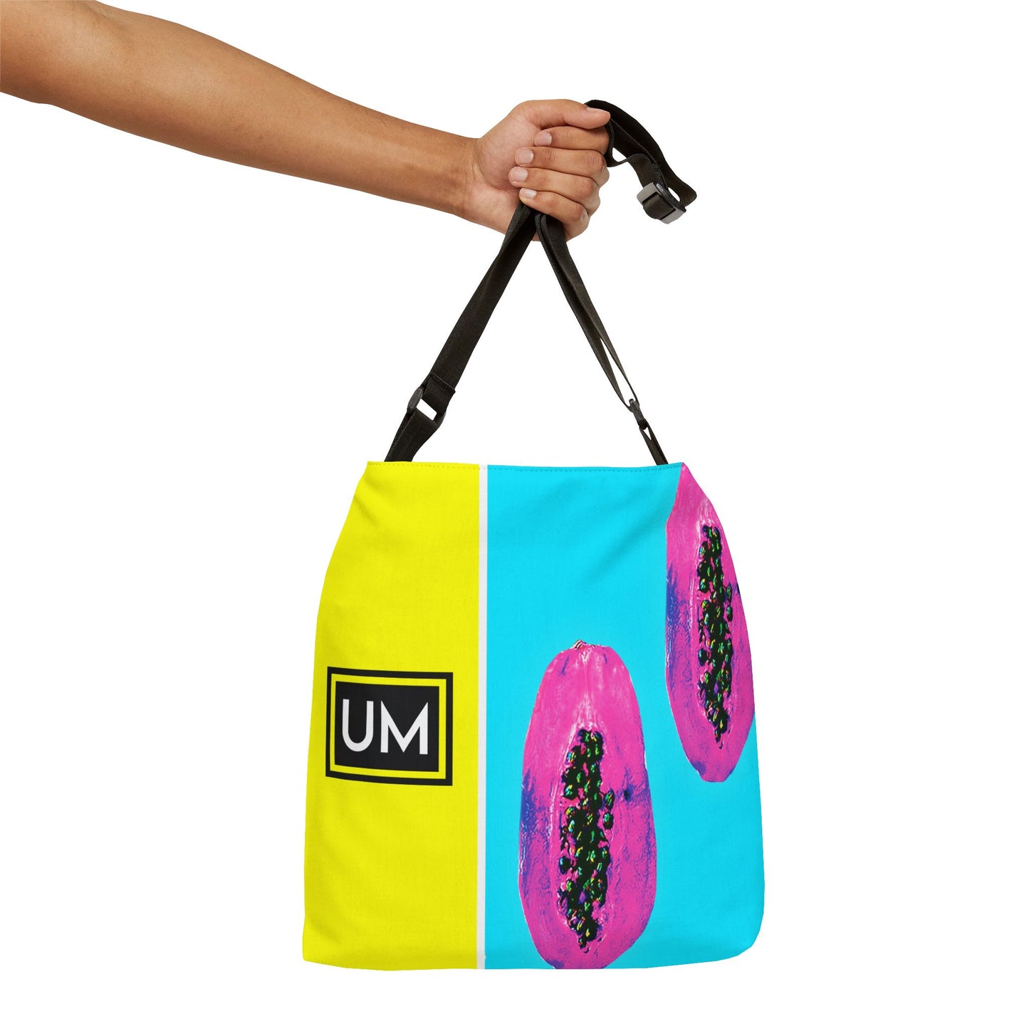 Bolso de mano ajustable y vibrante