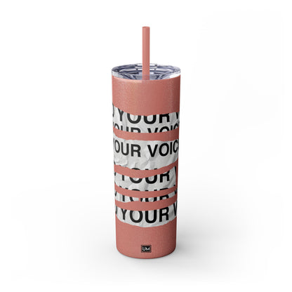 Vaso con pajita Find Your Voice, 20 oz