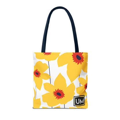 Bolso de mano con estampados florales llamativos (AOP)