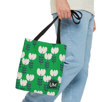 Bolso de mano con estampados florales llamativos (AOP)