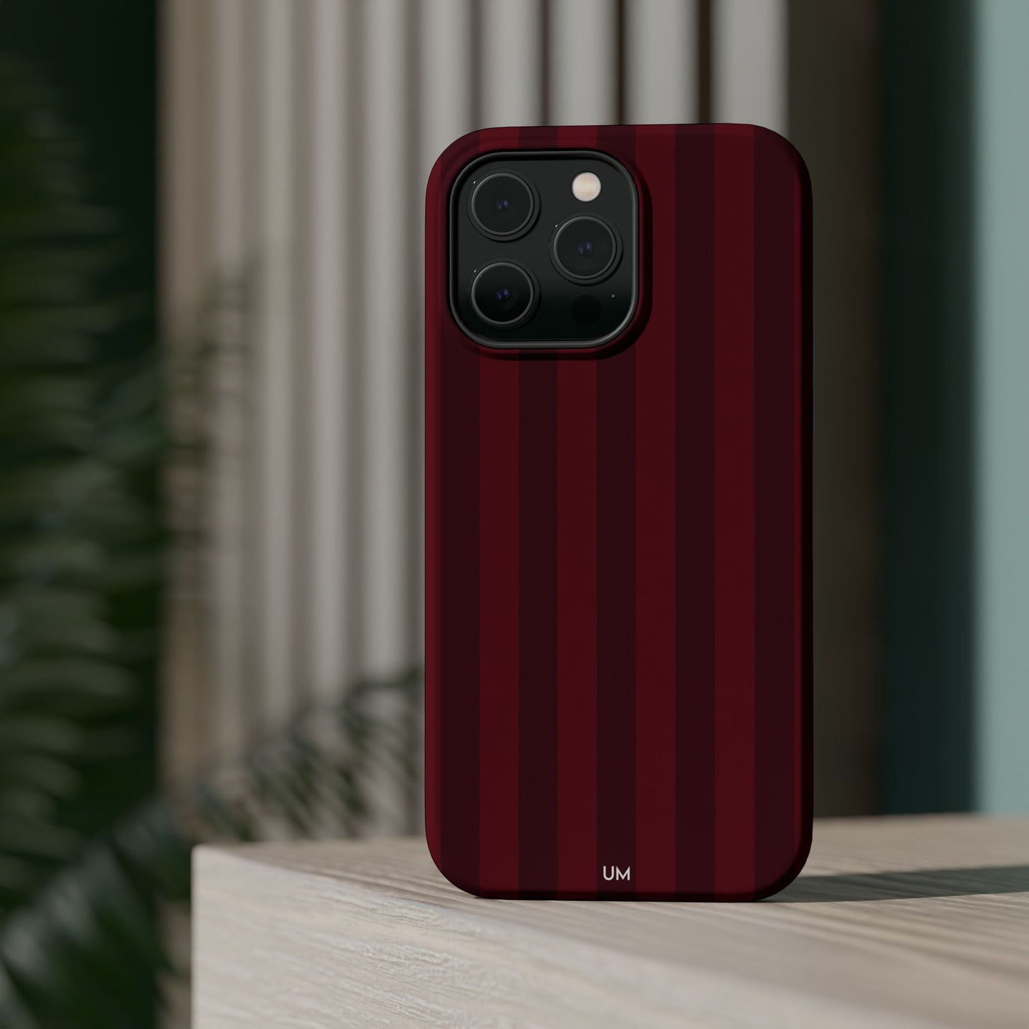 Bordeaux Pinstripe