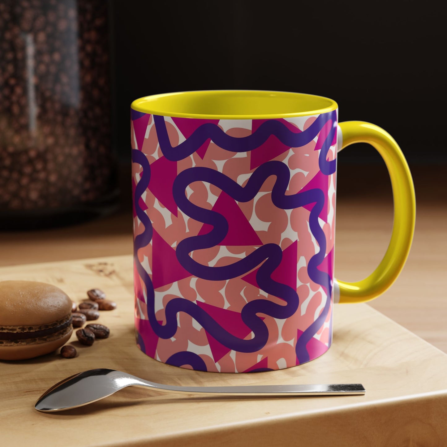 Taza de café abstracta (11, 15 oz)