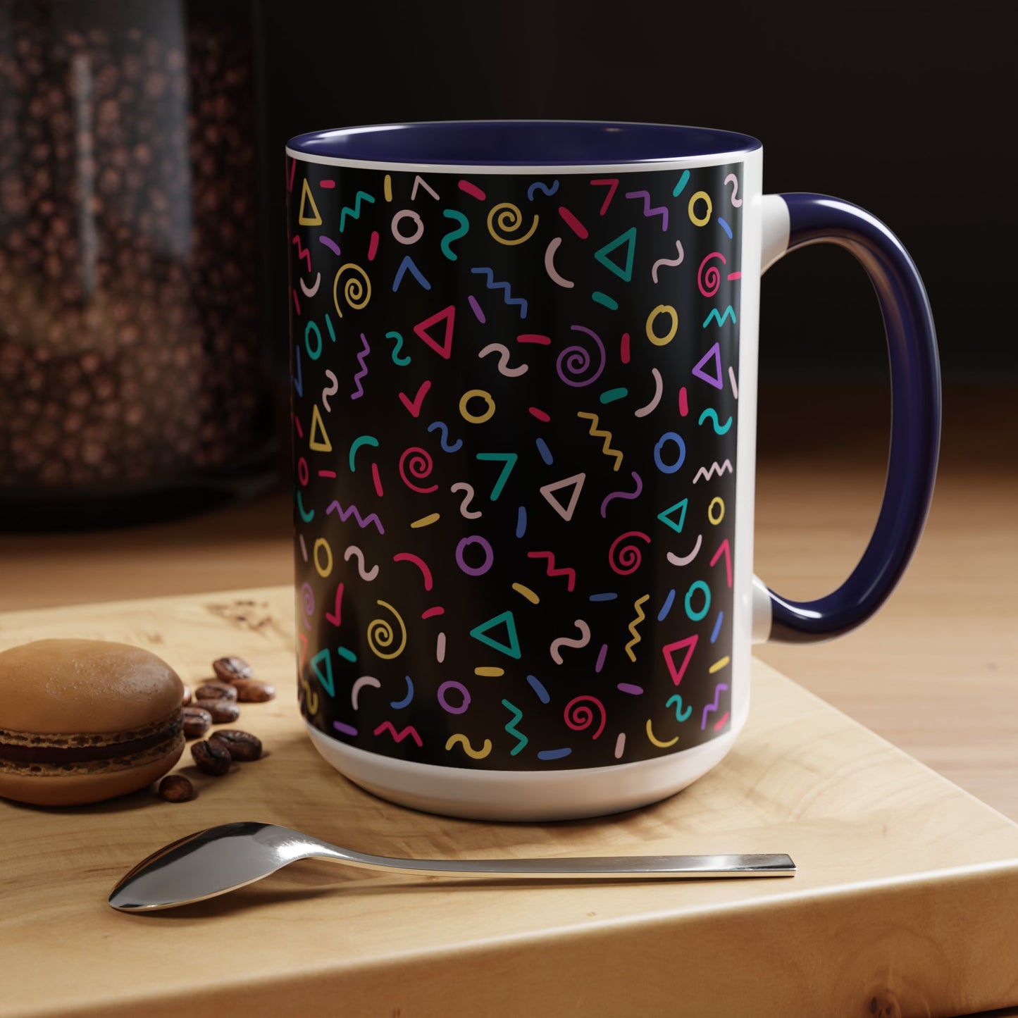 Taza de café con el mensaje "Amor por el café" (11, 15 oz)