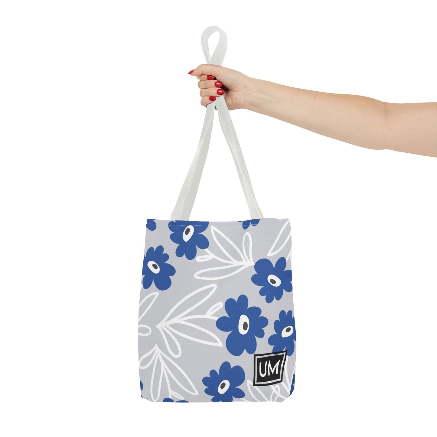 Bolso de mano con estampados florales llamativos (AOP)