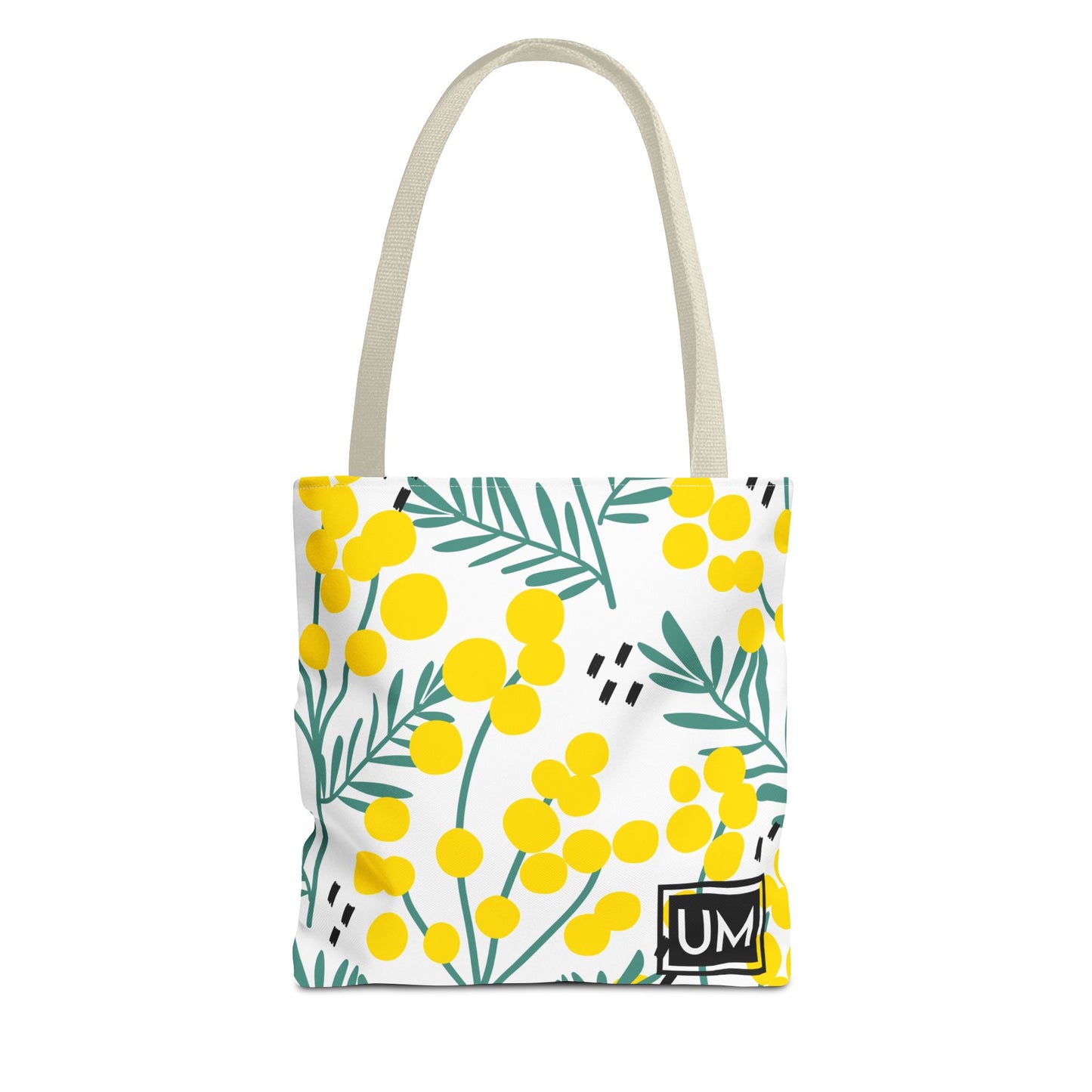 Bolso de mano con estampados florales llamativos (AOP)