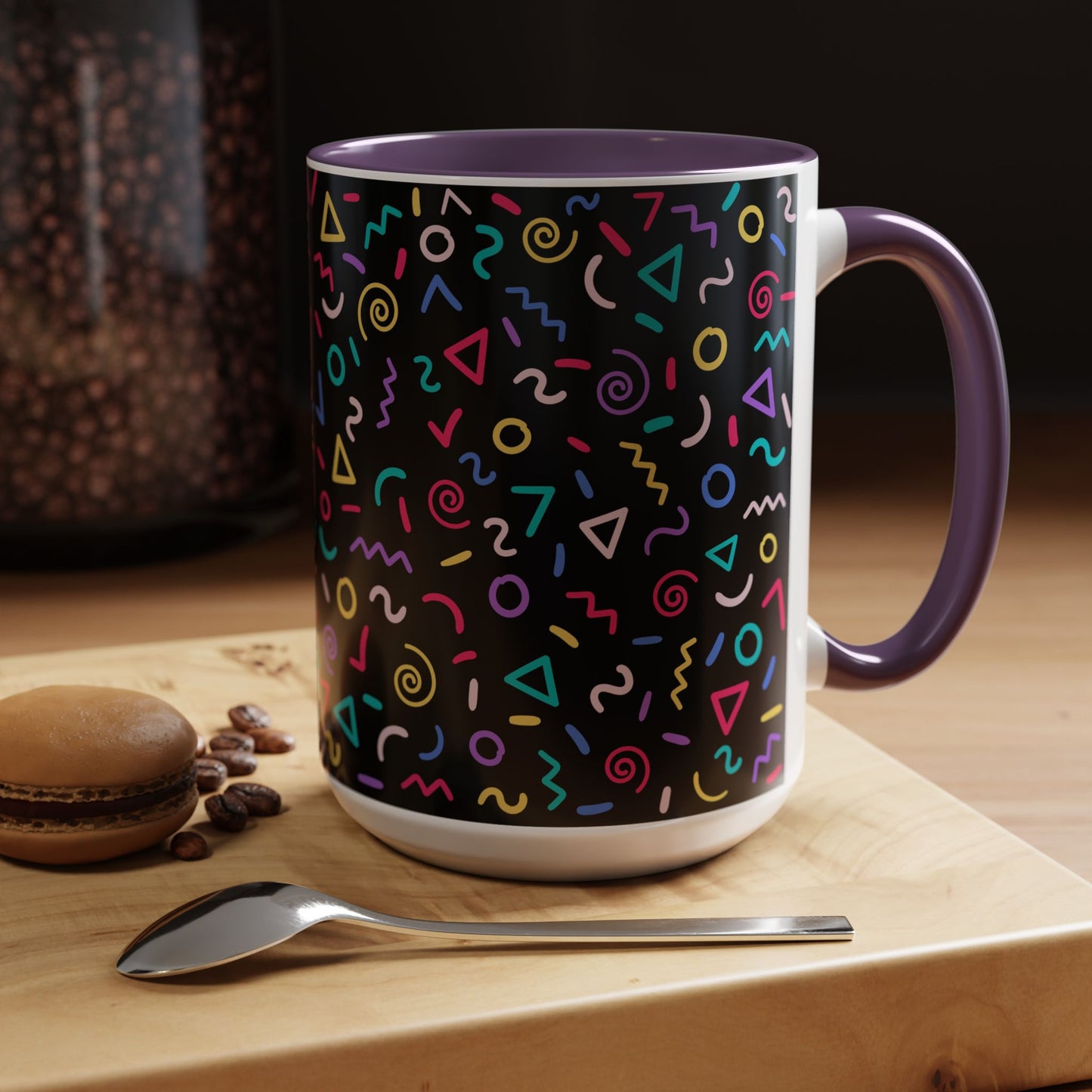 Taza de café con el mensaje "Amor por el café" (11, 15 oz)