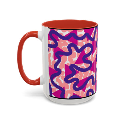 Taza de café abstracta (11, 15 oz)