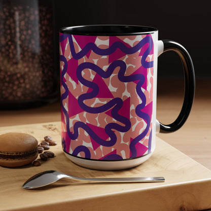 Taza de café abstracta (11, 15 oz)