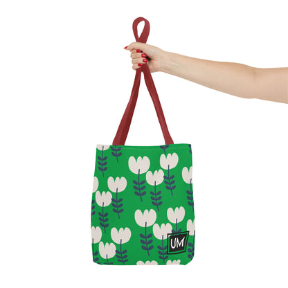 Bolso de mano con estampados florales llamativos (AOP)