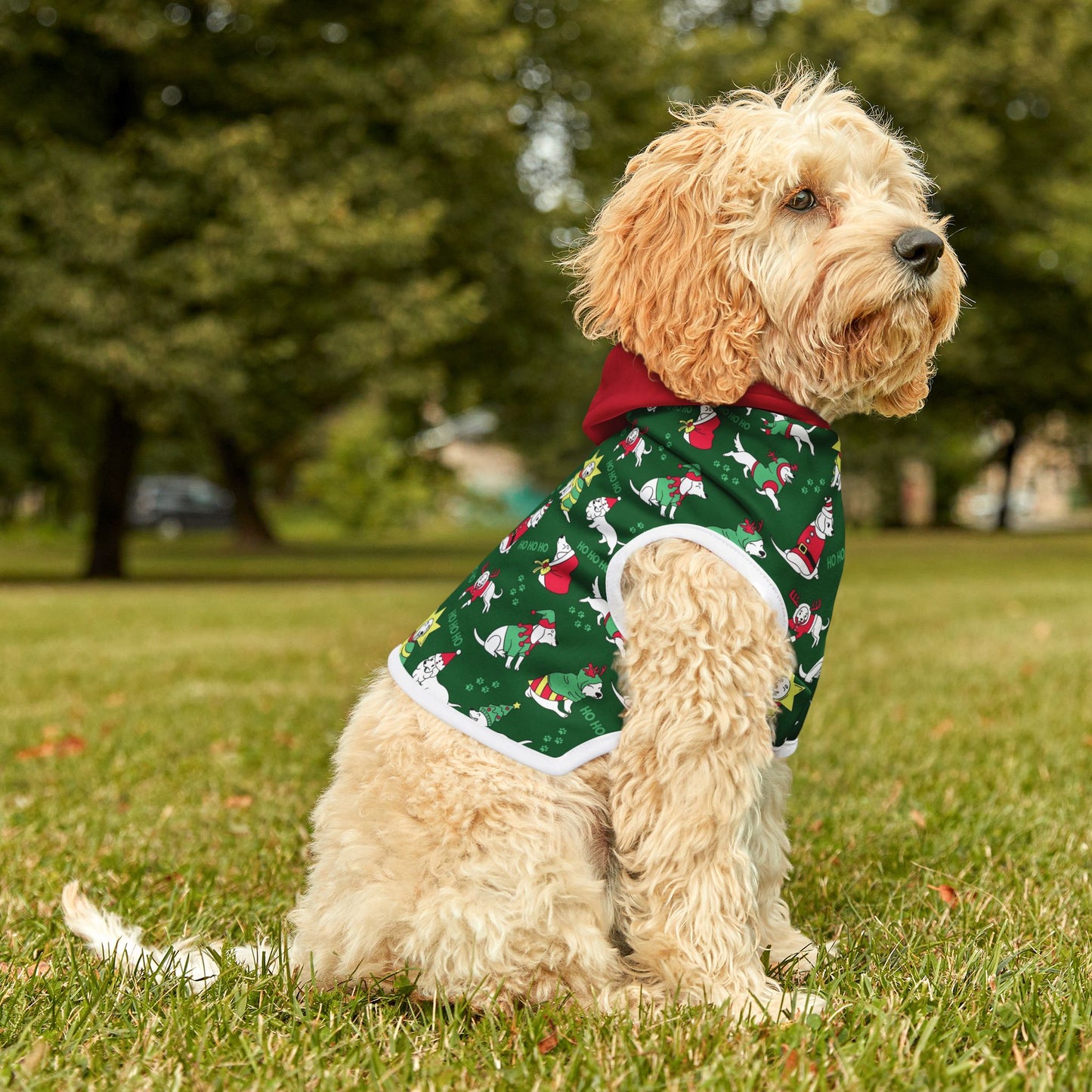 Sudadera con capucha para mascotas de la UM