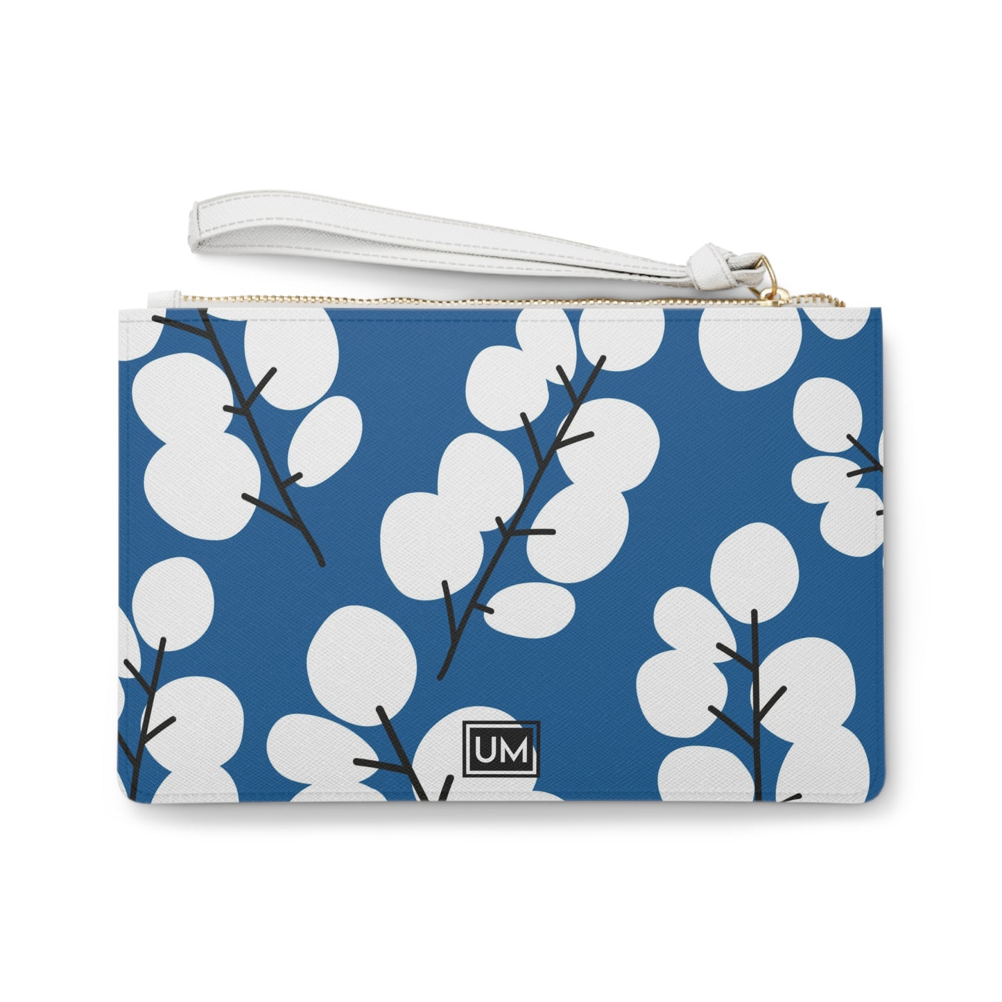 Bolso de mano con estampado floral llamativo