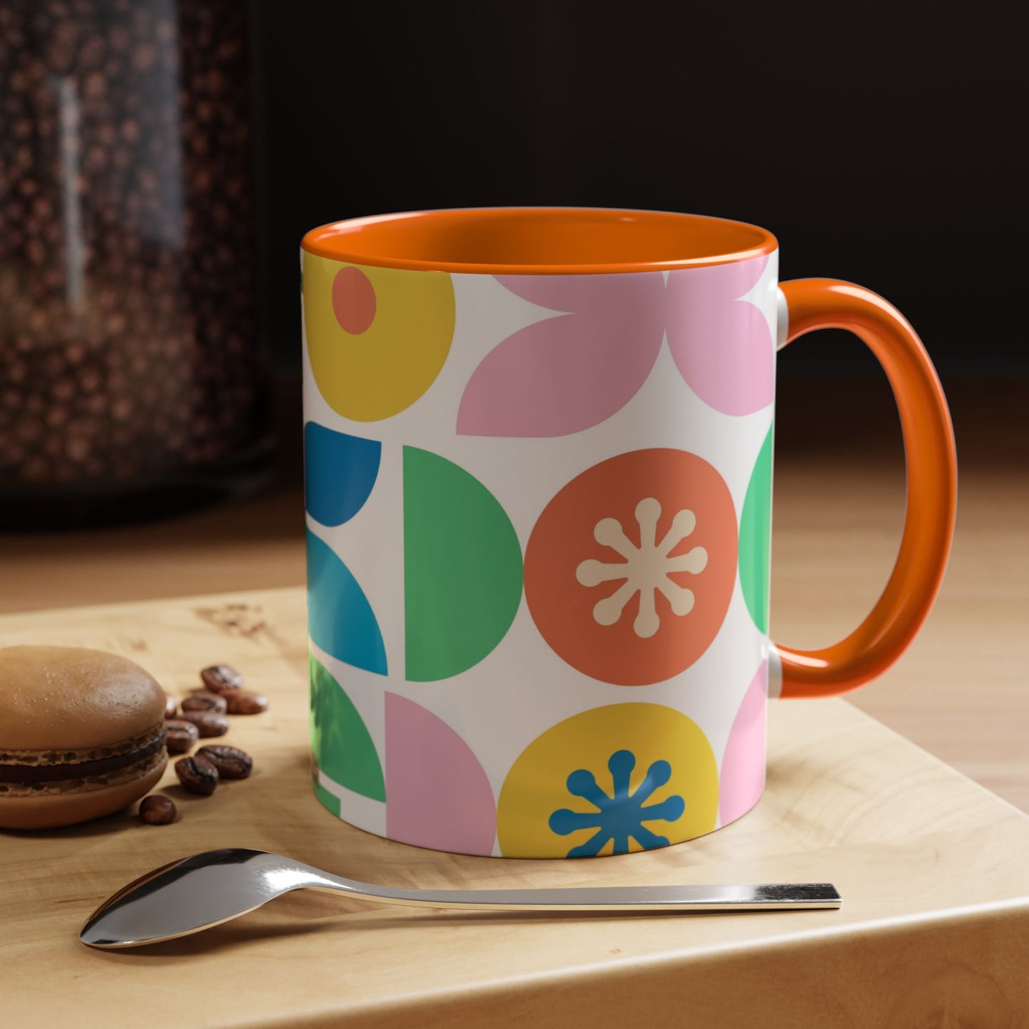 Taza de café colorida (11, 15 oz)