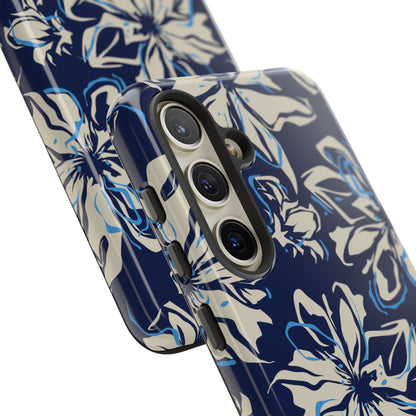 Blue Flor Tough Case