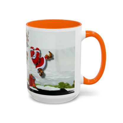 Taza de café navideña de Papá Noel (11, 15 oz)