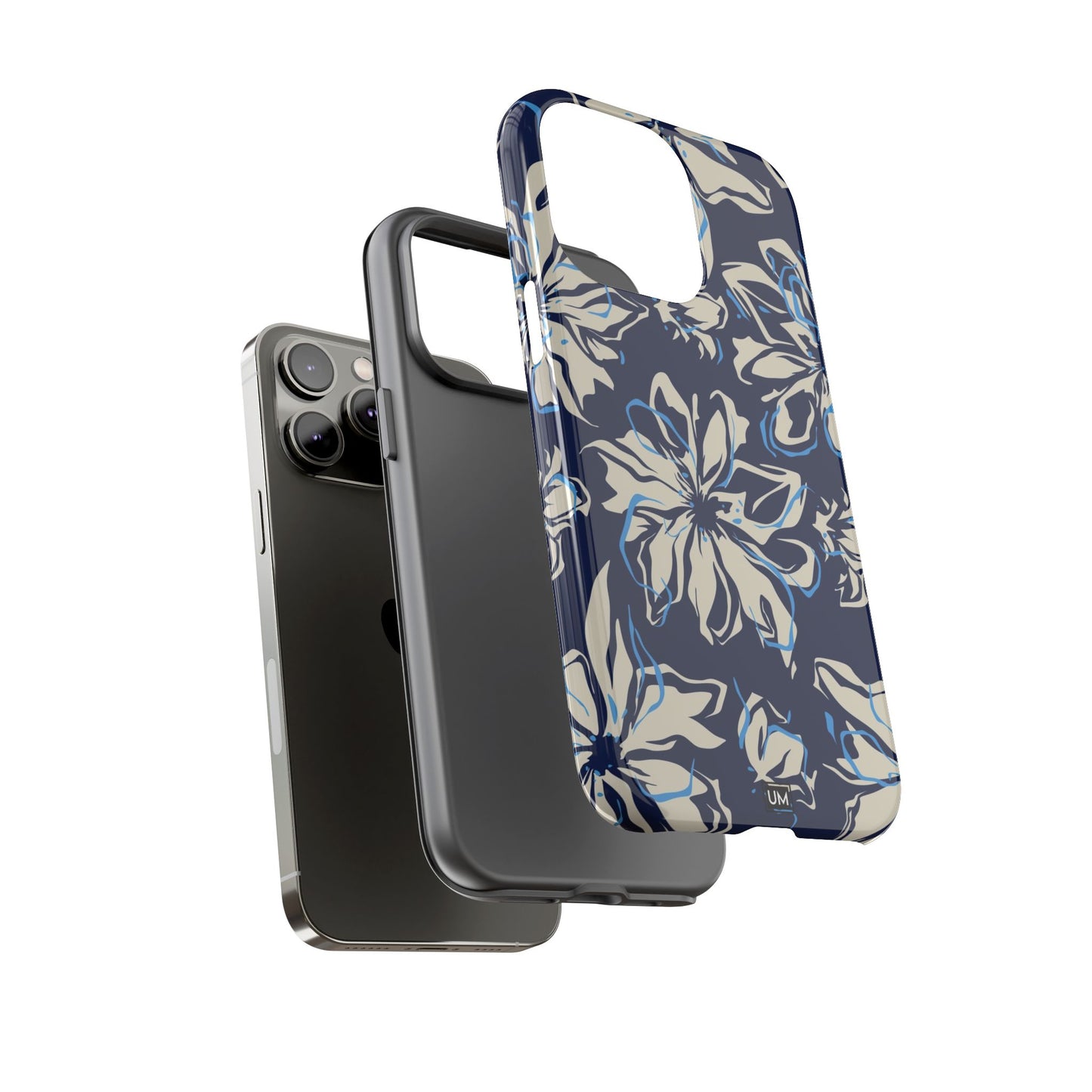 Blue Flor Tough Case