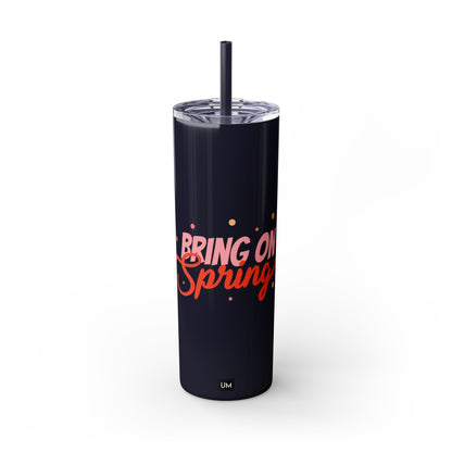 Vaso Spring con pajita, 20 oz