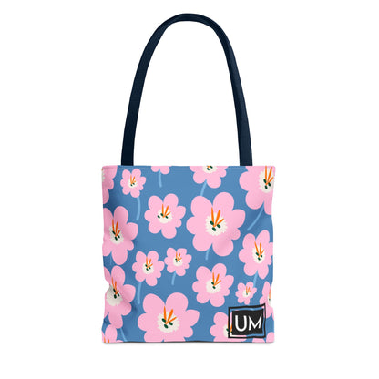 Bolso de mano con estampados florales llamativos (AOP)