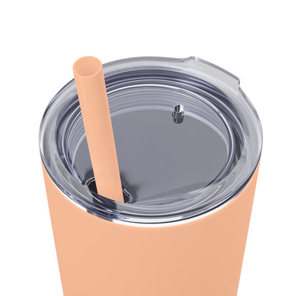 Plain Tumbler with Straw, 20oz