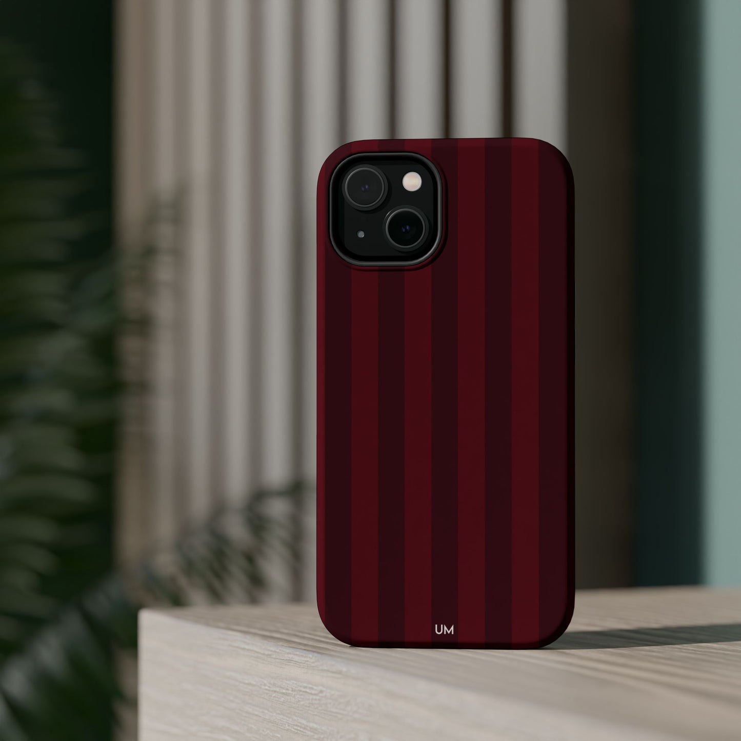 Bordeaux Pinstripe