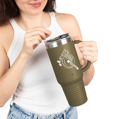 Taza de café con forma de reloj, 40 oz