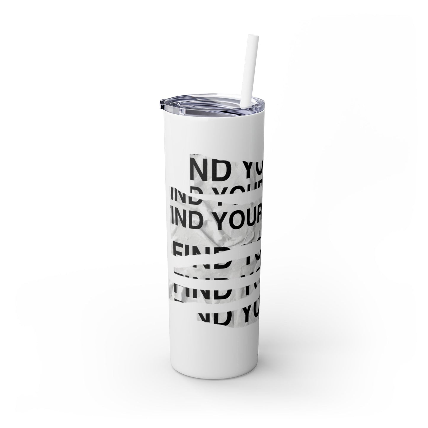 Vaso con pajita Find Your Voice, 20 oz