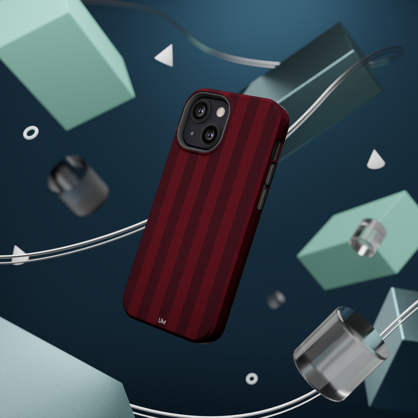 Bordeaux Pinstripe