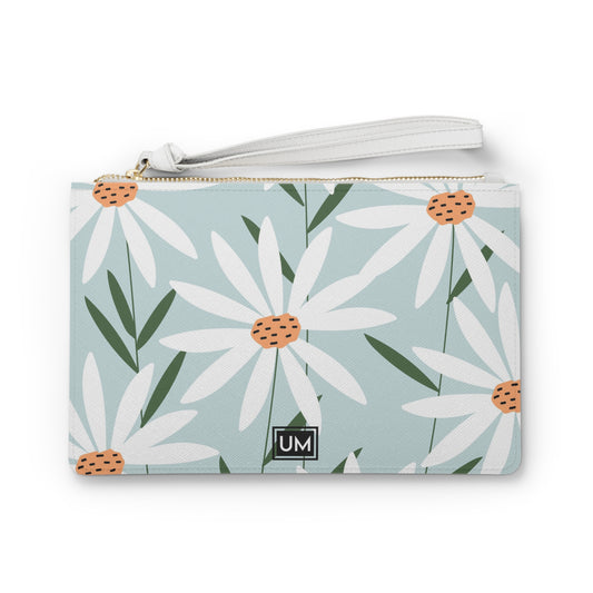 Bolso de mano con estampado floral llamativo