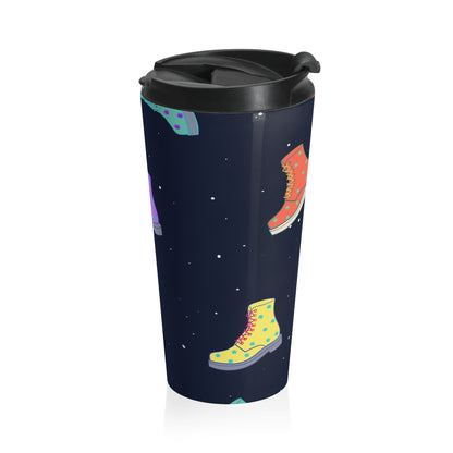 Taza de viaje de acero inoxidable Stellar Pop Girl