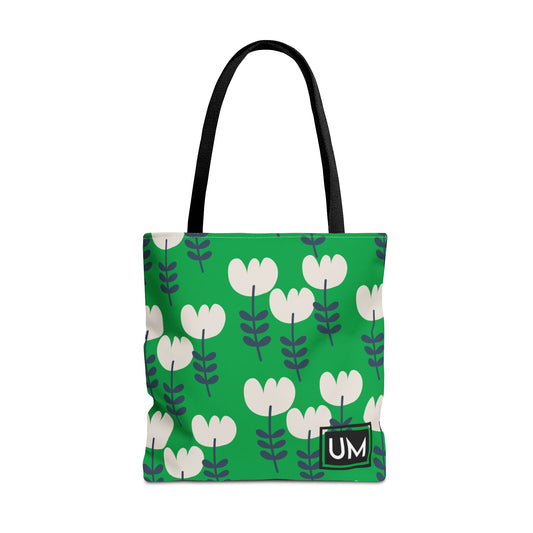 Bolso de mano con estampados florales llamativos (AOP)