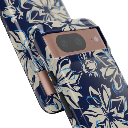 Blue Flor Tough Case