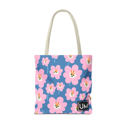 Bolso de mano con estampados florales llamativos (AOP)