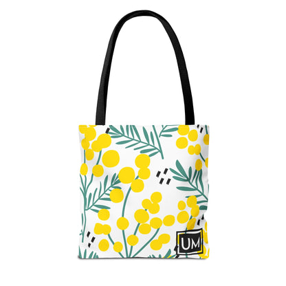 Bolso de mano con estampados florales llamativos (AOP)