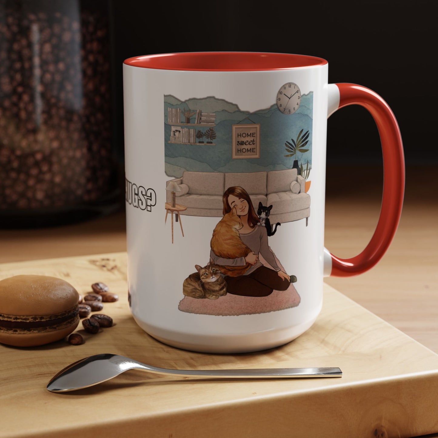 Taza de café con abrazos gratis (11 oz y 15 oz)