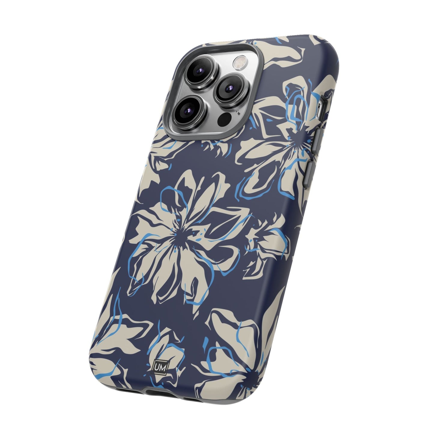 Blue Flor Tough Case