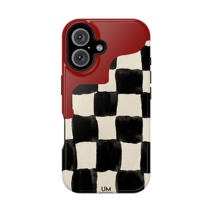 Checkerboard Red