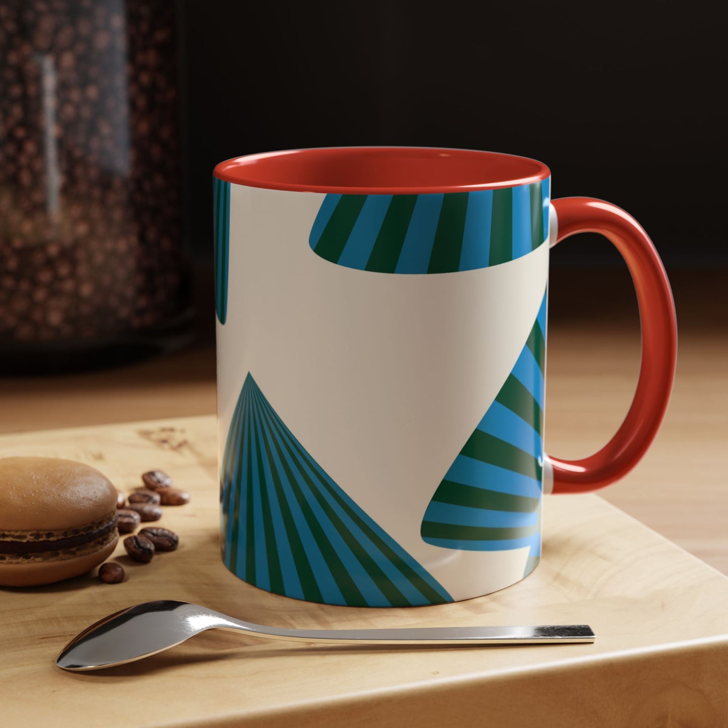 Taza de café navideña moderna (11, 15 oz)